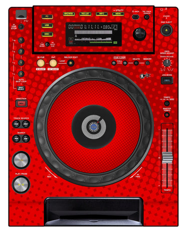 Pioneer DJ CDJ 850 Skin Gradienter Red